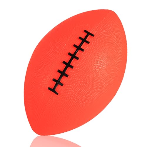 Toysery Light Up Football - Glow in The Dark LED Ball - Football for Night Sports - Fun Boy Toys for Beach and Backyard - Outdoor Sports Birthday Gifts for Boys Ages 3 and above (Orange)