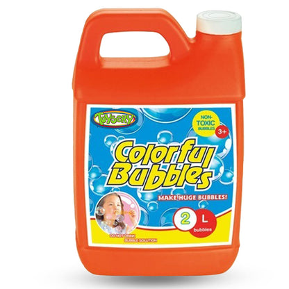 Toysery Bubble Solution Refill for Kids, Bubble Liquid for Bubble Gun, Bubble Refill for Toddlers Non Toxic, 67oz Bubble Maker Solution for Kids - Orange