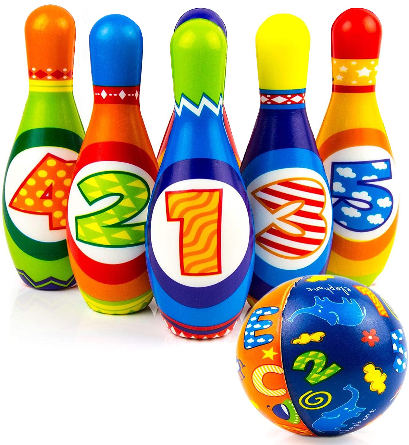 Bowling Play Set for Kids, Lightweight Suitable for Indoor and Backyard - Learning Fun Toys for Children - Boys, Girls, Best for Kids 3 Years and up