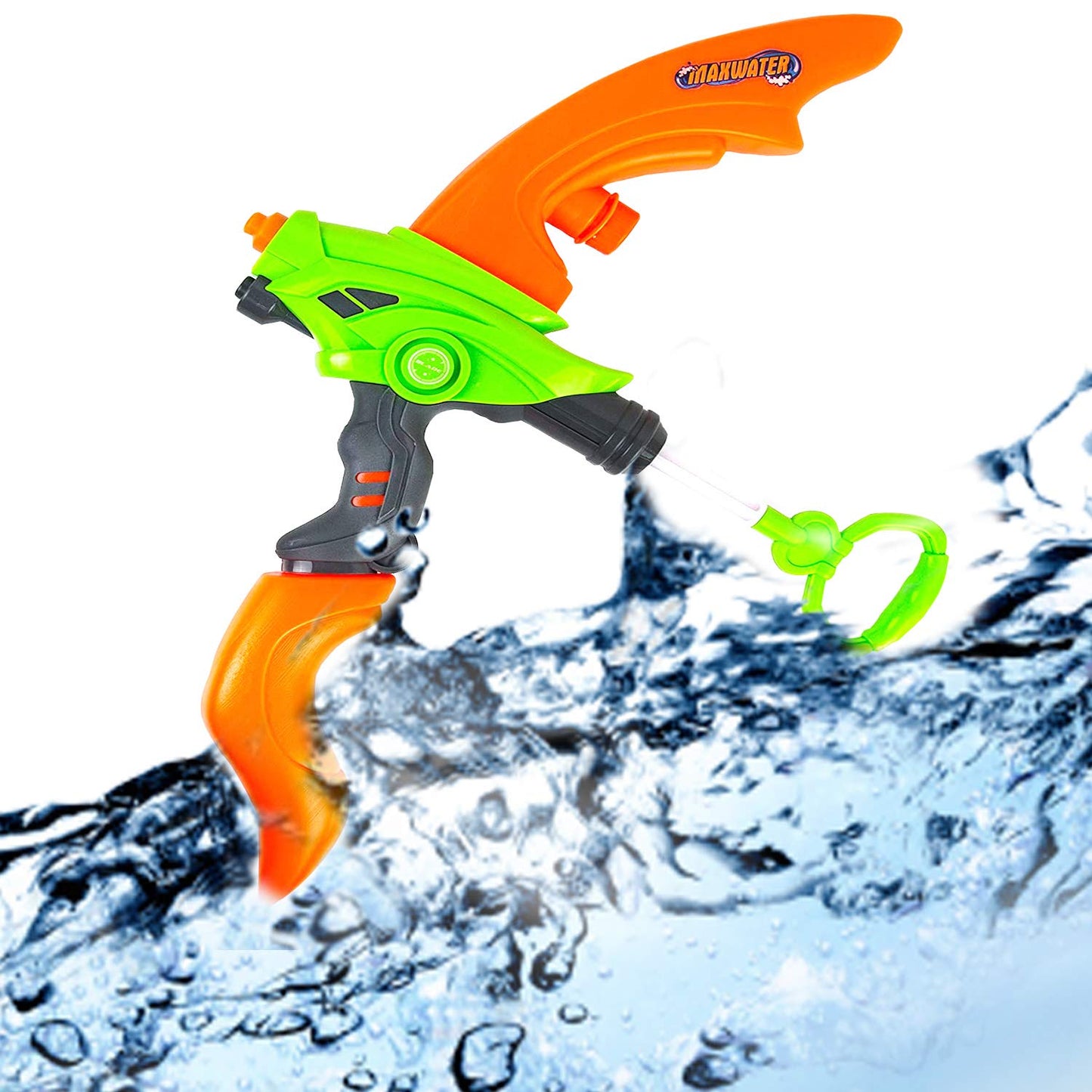 Toysery 2 in 1 Bow and Arrow Water Gun - Water Guns for Kids - Learn to Target Safely, Shooting Without Darts - Gifts for Boys Girls Children Summer Swimming Pool Beach Sand Outdoor Water Fighting