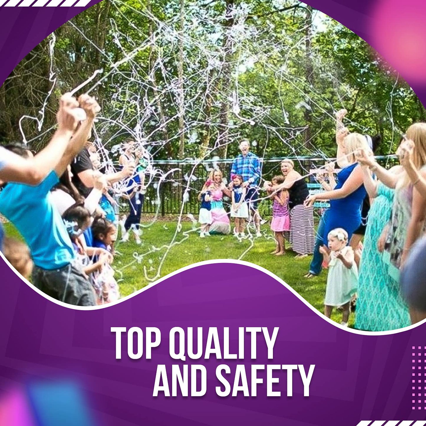 Toysery Party Streamer - Ultimate Spray String for Kids. Elevate Your Celebrations with Crazy String Fun! Comes with 12 Party Spray String in Can